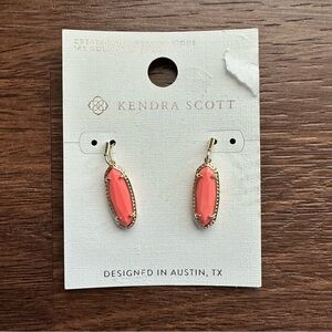 Kendra Scott Eva Magnesite 14K Gold Over Brass Drop Earrings